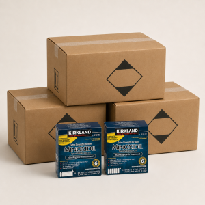 Lot D – Kirkland Minoxidil 5% Liquid – 4 Factory Cases